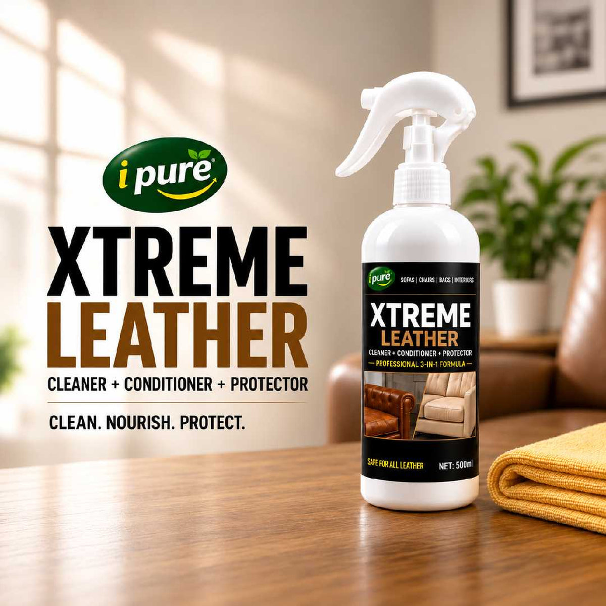Xtreme Leather Cleaner, Conditioner & Protector