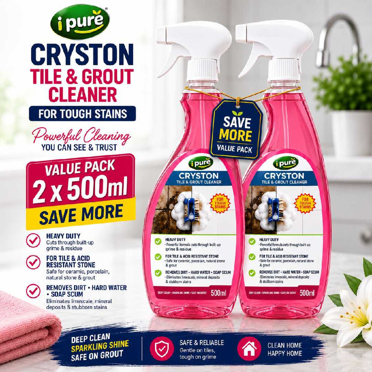 Cryston Tile & Grout Cleaner